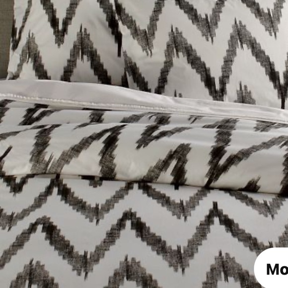 Two Twins Duvet Chevron-motif bedding from Dwell, West Elm - Picture 2 of 15